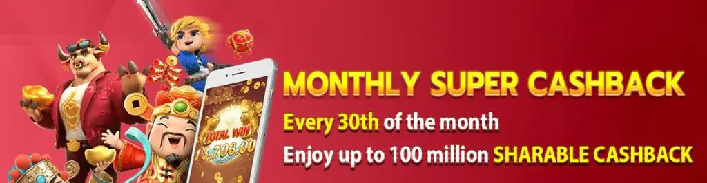 Monthly Super Cashback with Panalobet